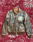 Avirex "Skull Angels" Type A2 Leather Bomber Jacket