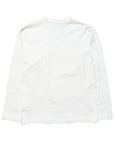 Comme Des Garçons Homme AW01 White Split Logo Long sleeve