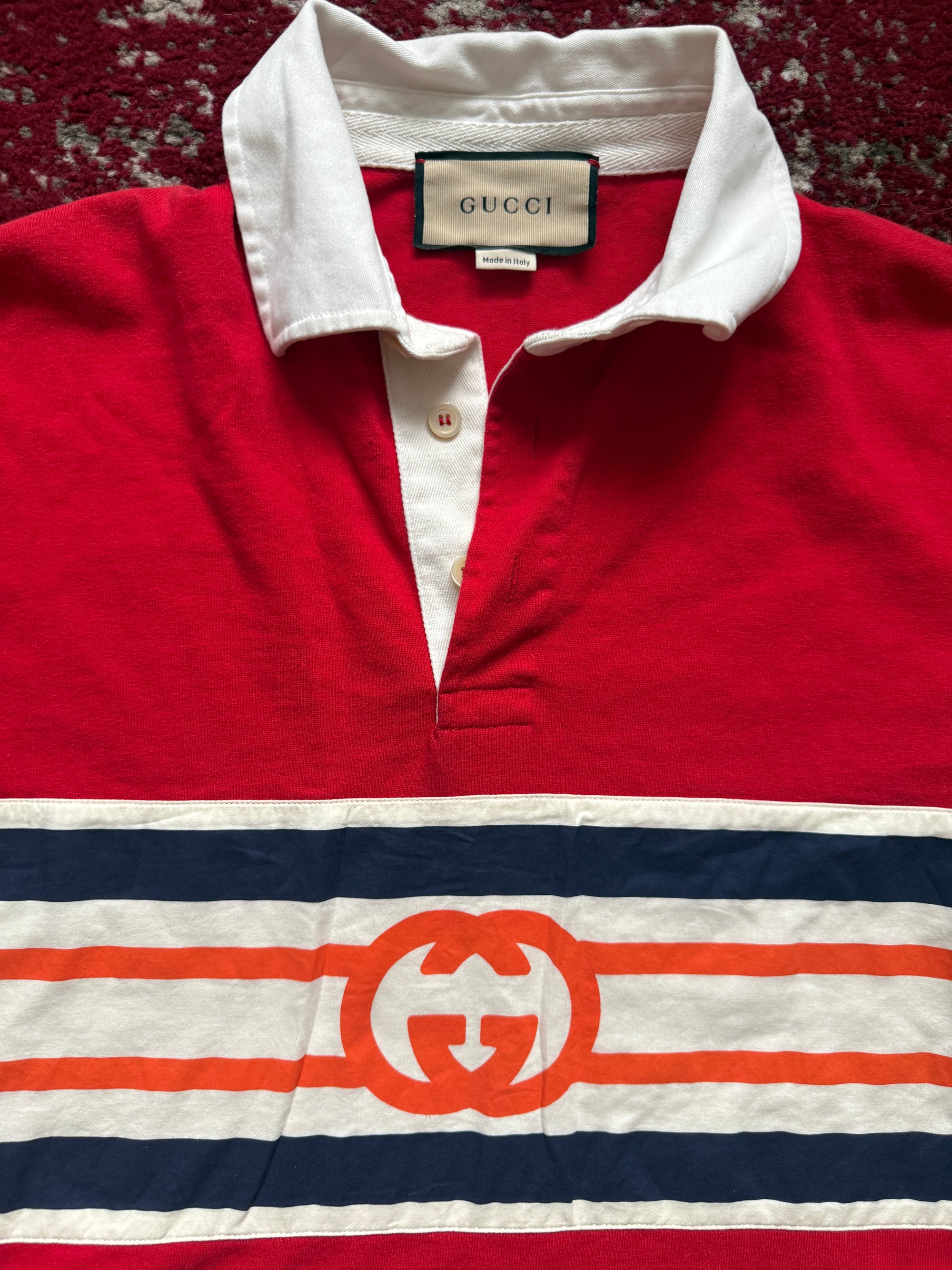 Gucci Interlocking G Rugby Polo