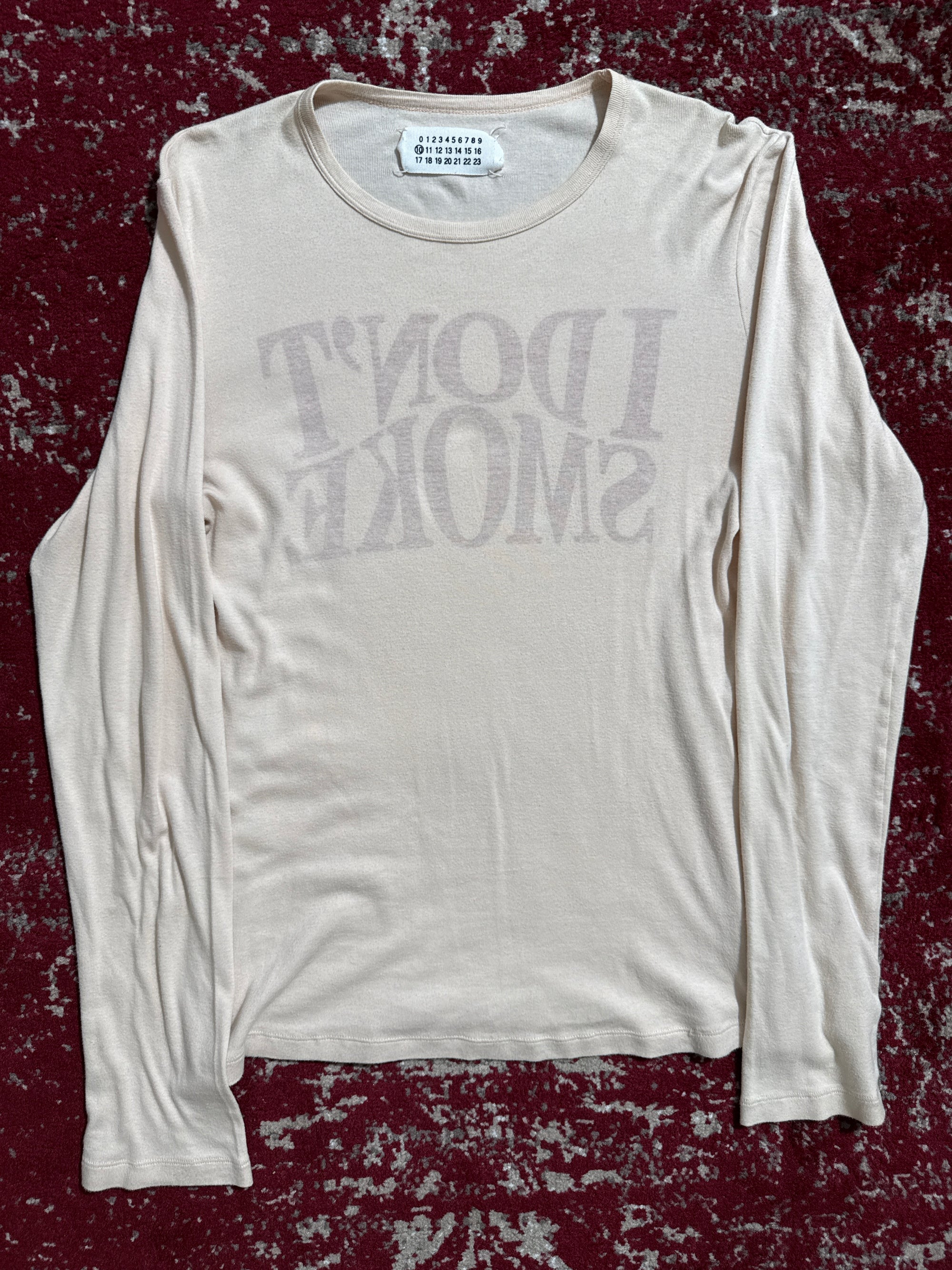 Maison Margiela AW06 “I Dont Smoke” Long Sleeve