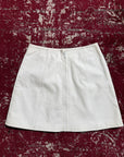 Dolce & Gabbana Vintage Leather Mini Skirt