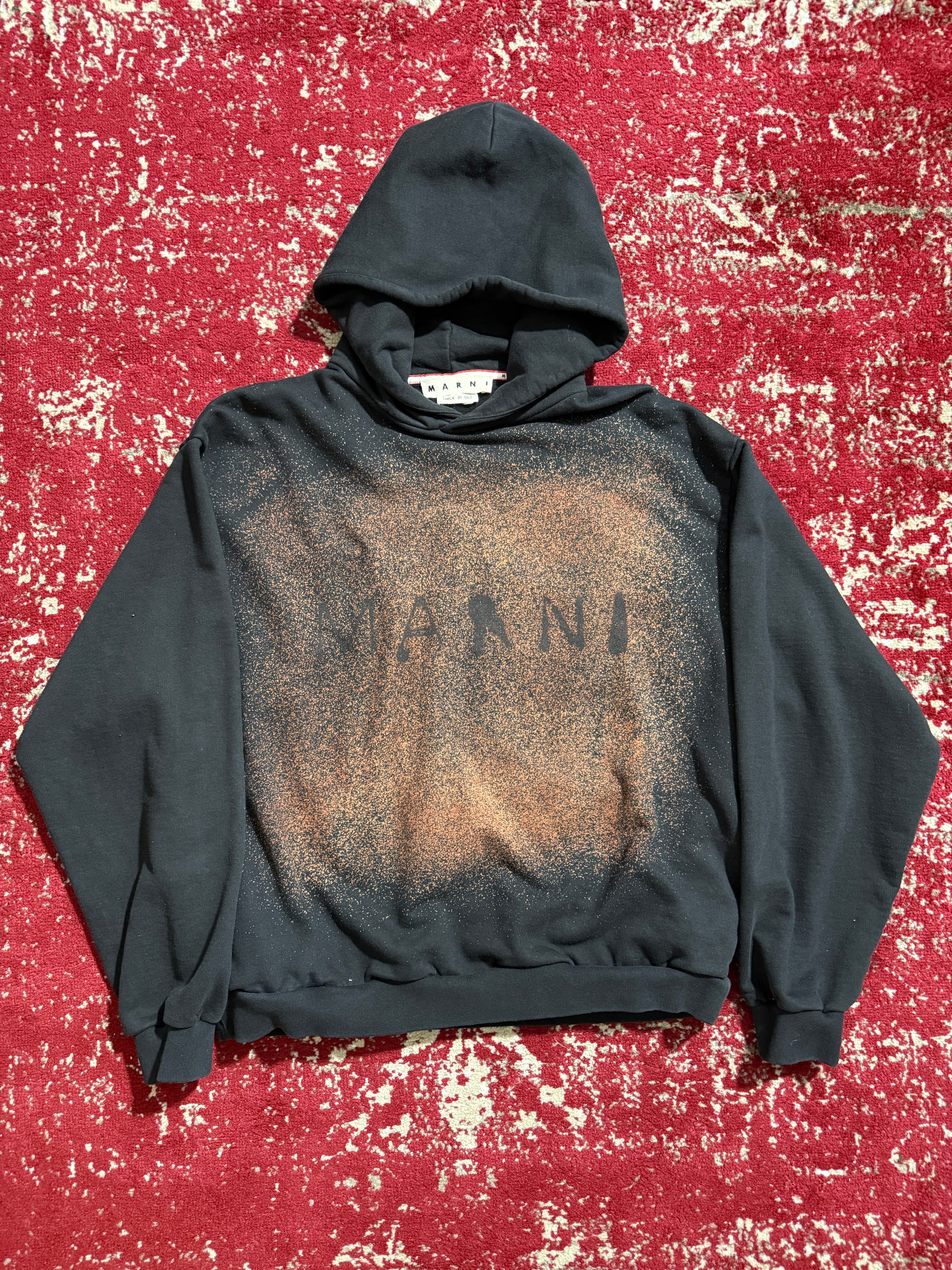 Marni FW21 Found Objects Sprayed Hoodie