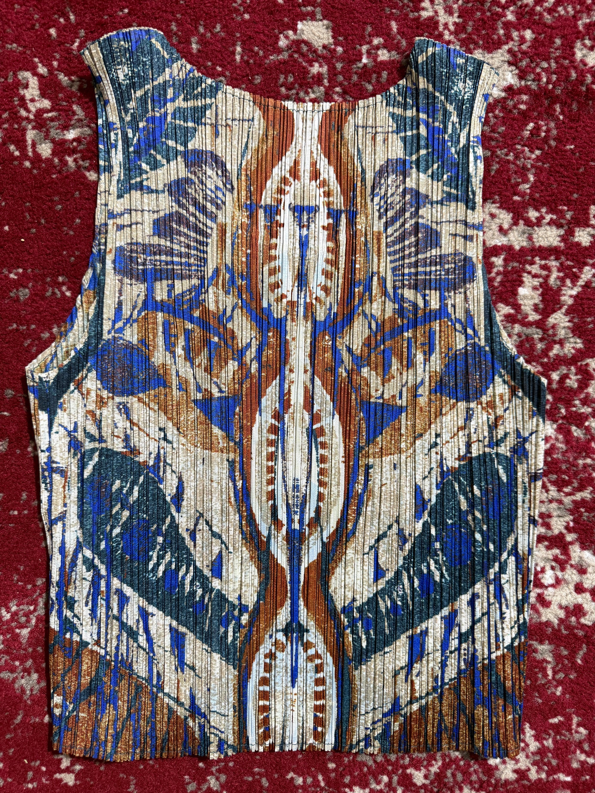 Issey Miyake Pleats Please SS11 Dunhuang Mural Top