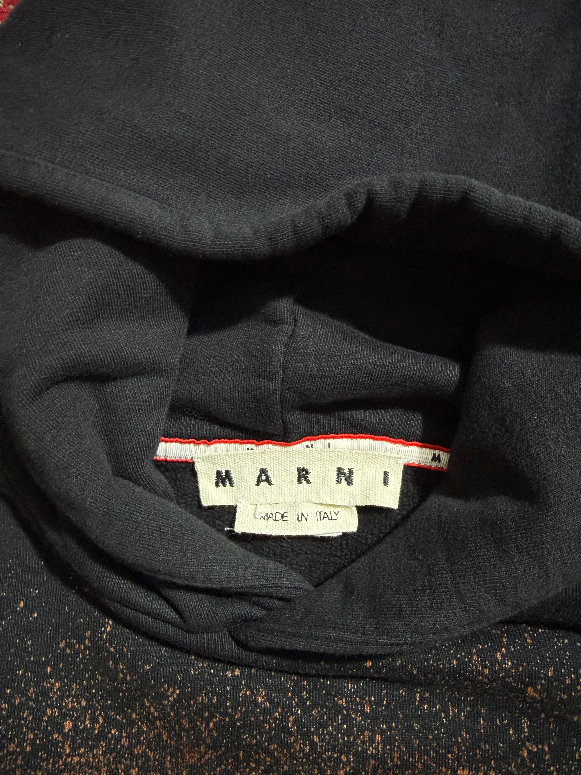 Marni FW21 Found Objects Sprayed Hoodie