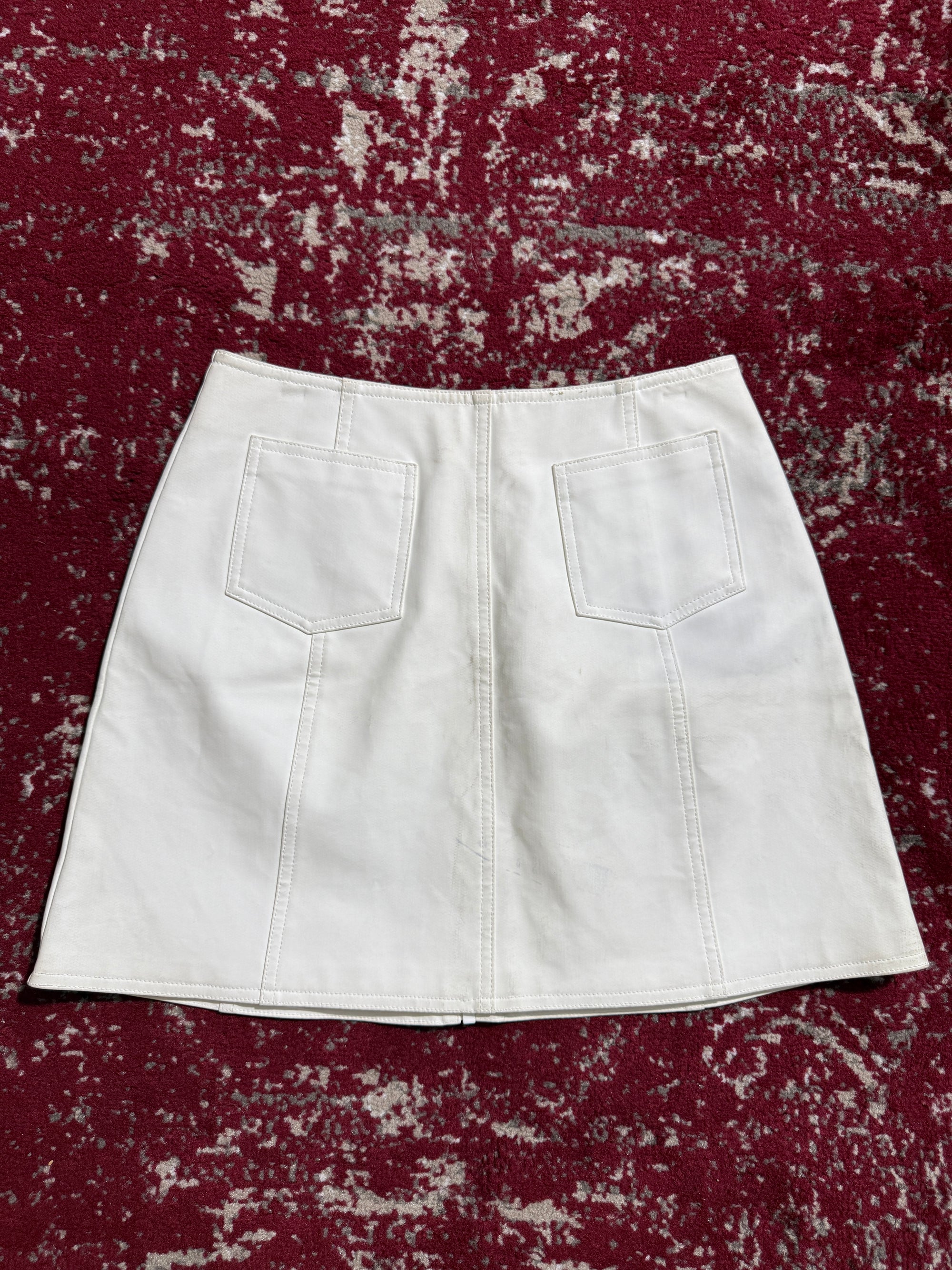 Dolce &amp; Gabbana Vintage Leather Mini Skirt