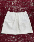 Dolce & Gabbana Vintage Leather Mini Skirt
