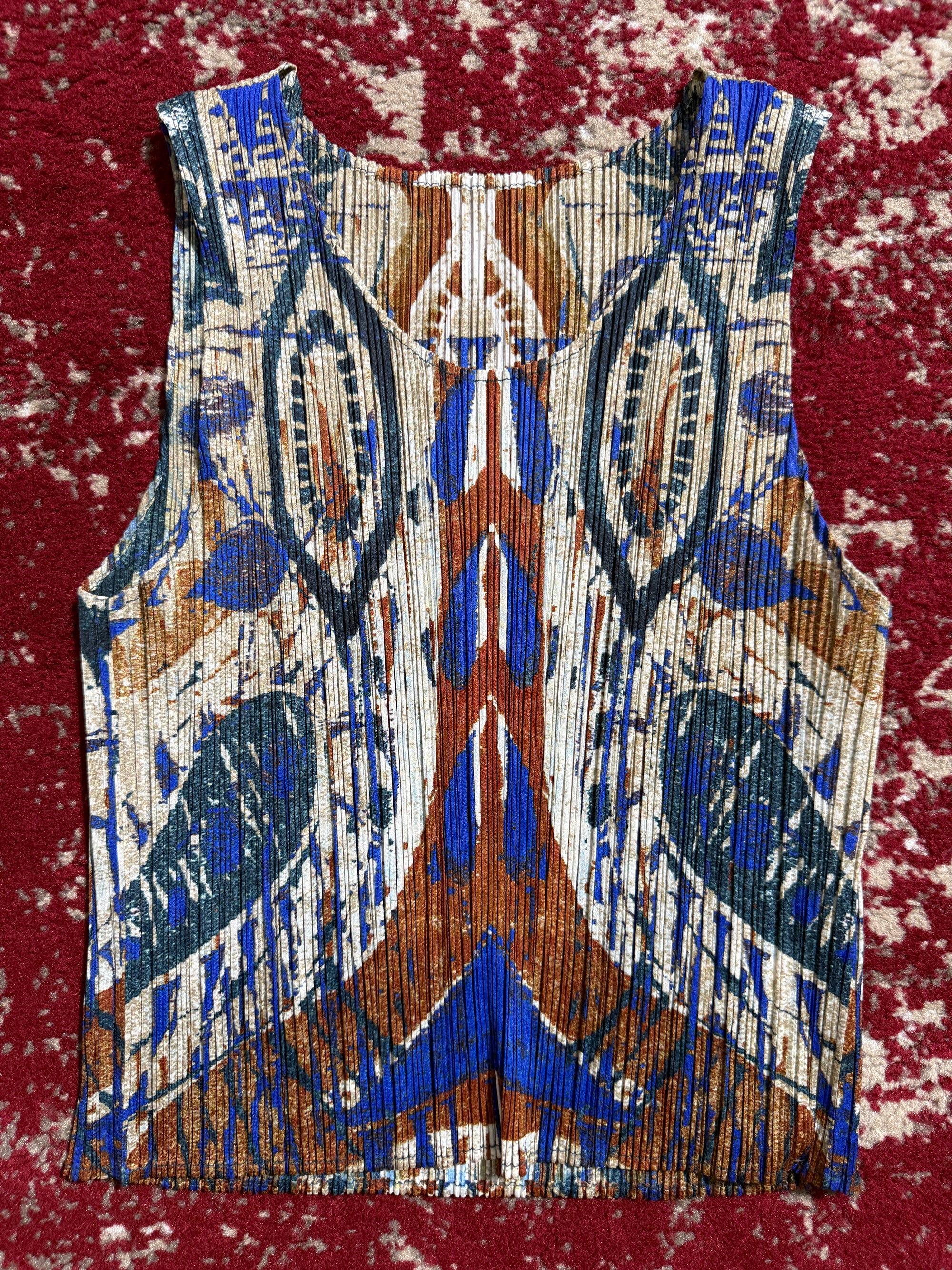 Issey Miyake Pleats Please SS11 Dunhuang Mural Top