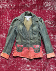 Christian Dior SS06 Denim & Leather Jacket