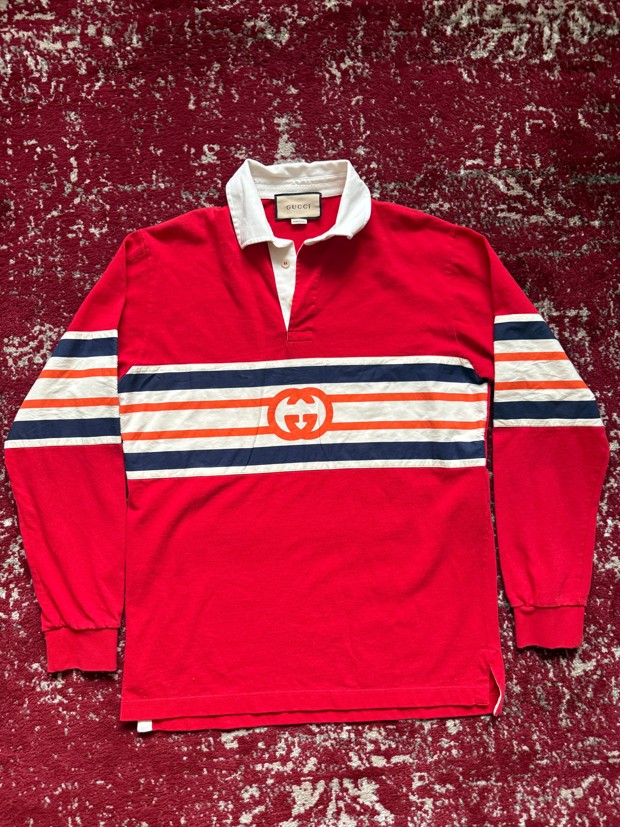 Gucci Interlocking G Rugby Polo