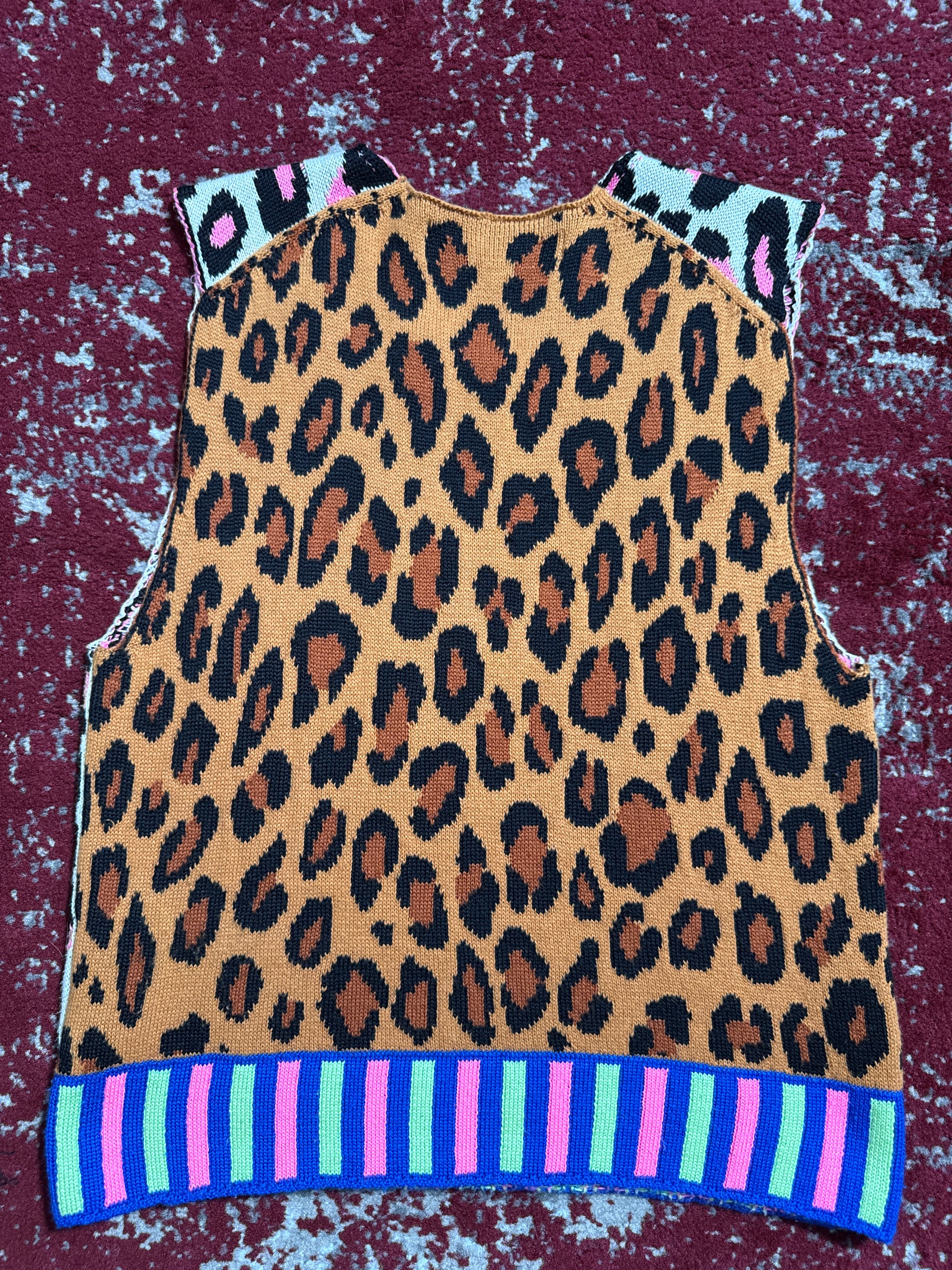 Comme Des Garçons Homme Plus SS18 Leopard Print Vest