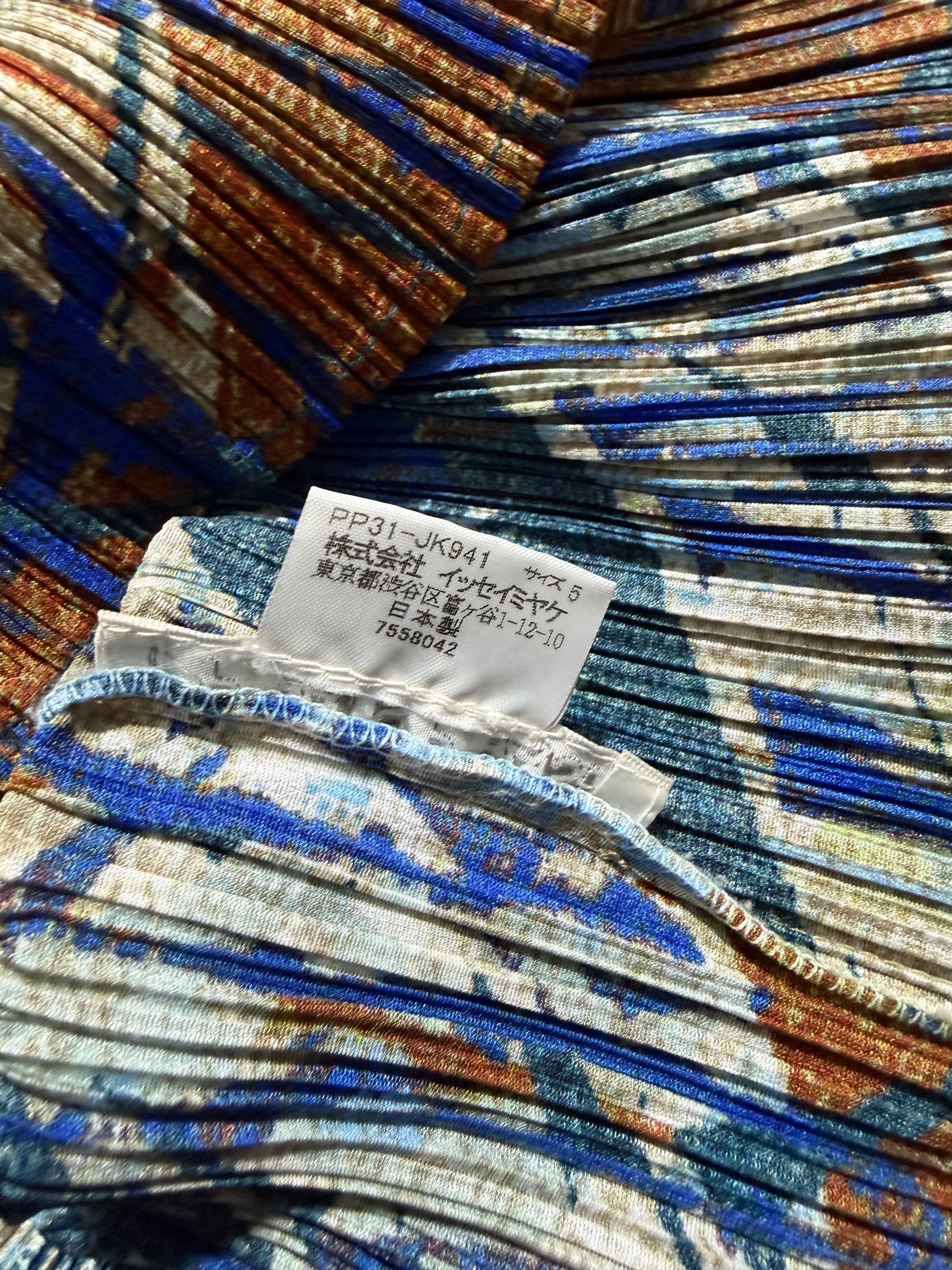 Issey Miyake Pleats Please SS11 Dunhuang Mural Top