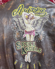 Avirex "Skull Angels" Type A2 Leather Bomber Jacket