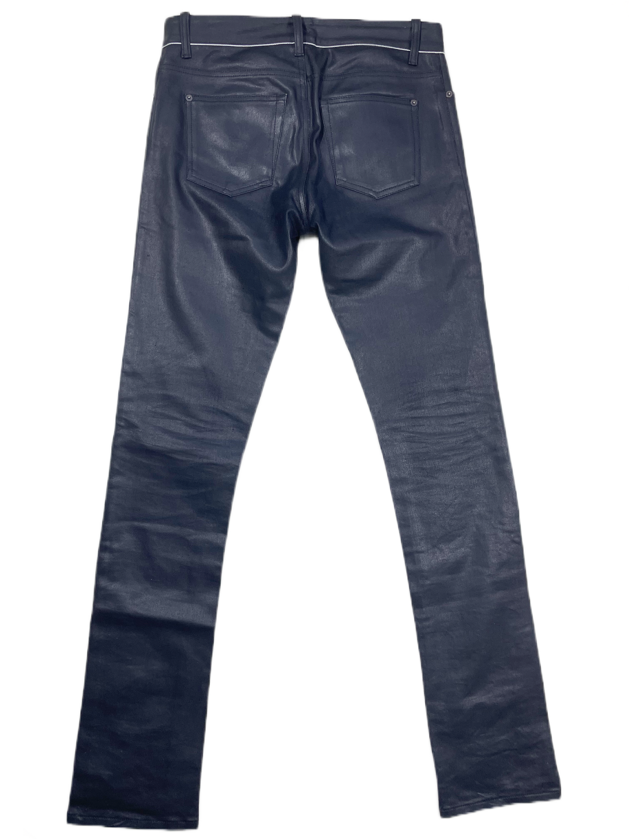 Balenciaga FW14 Wax Coated Denim
