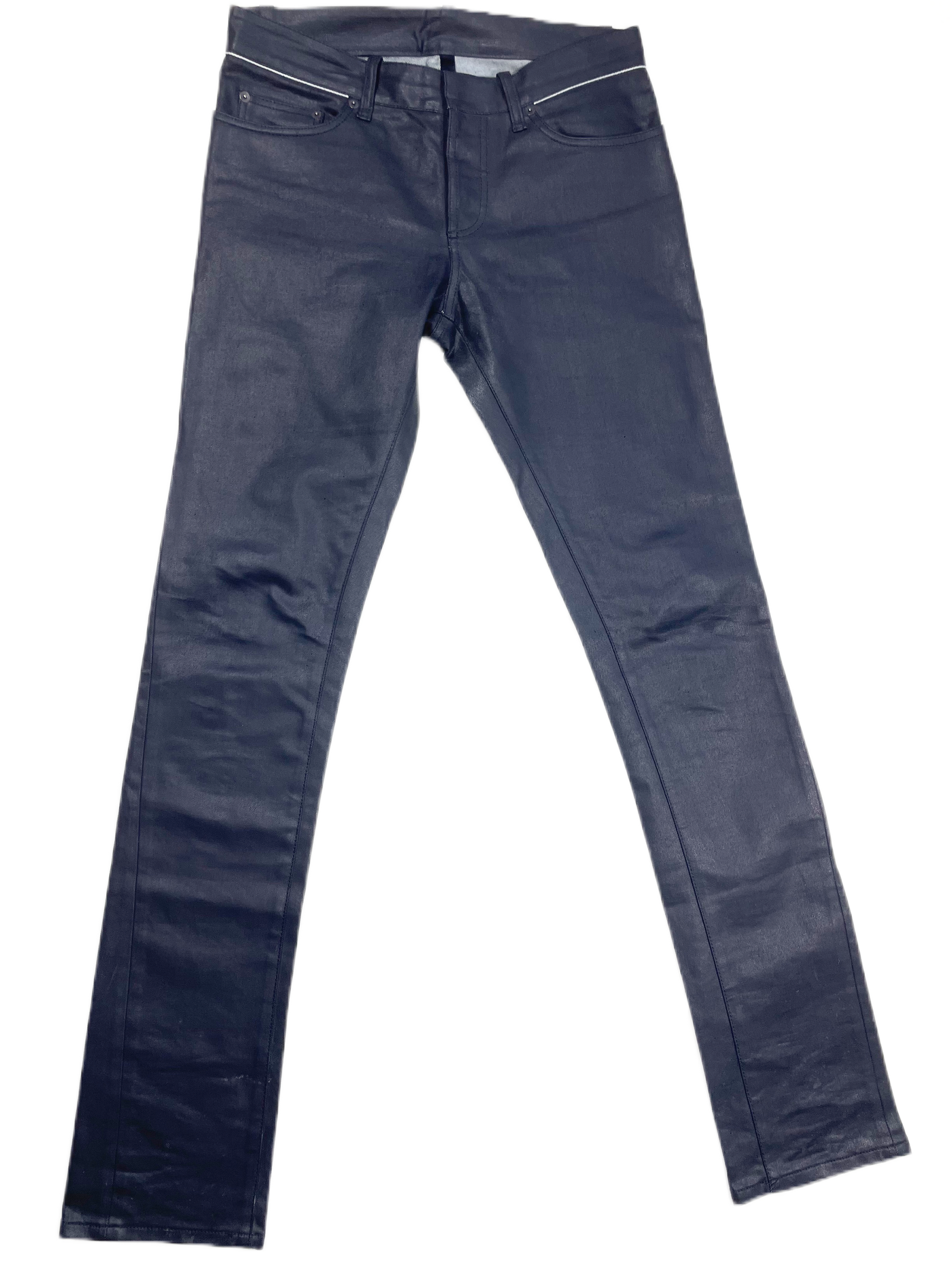 Balenciaga FW14 Wax Coated Denim