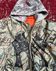 Mowalola Hooded Graffiti Bomber