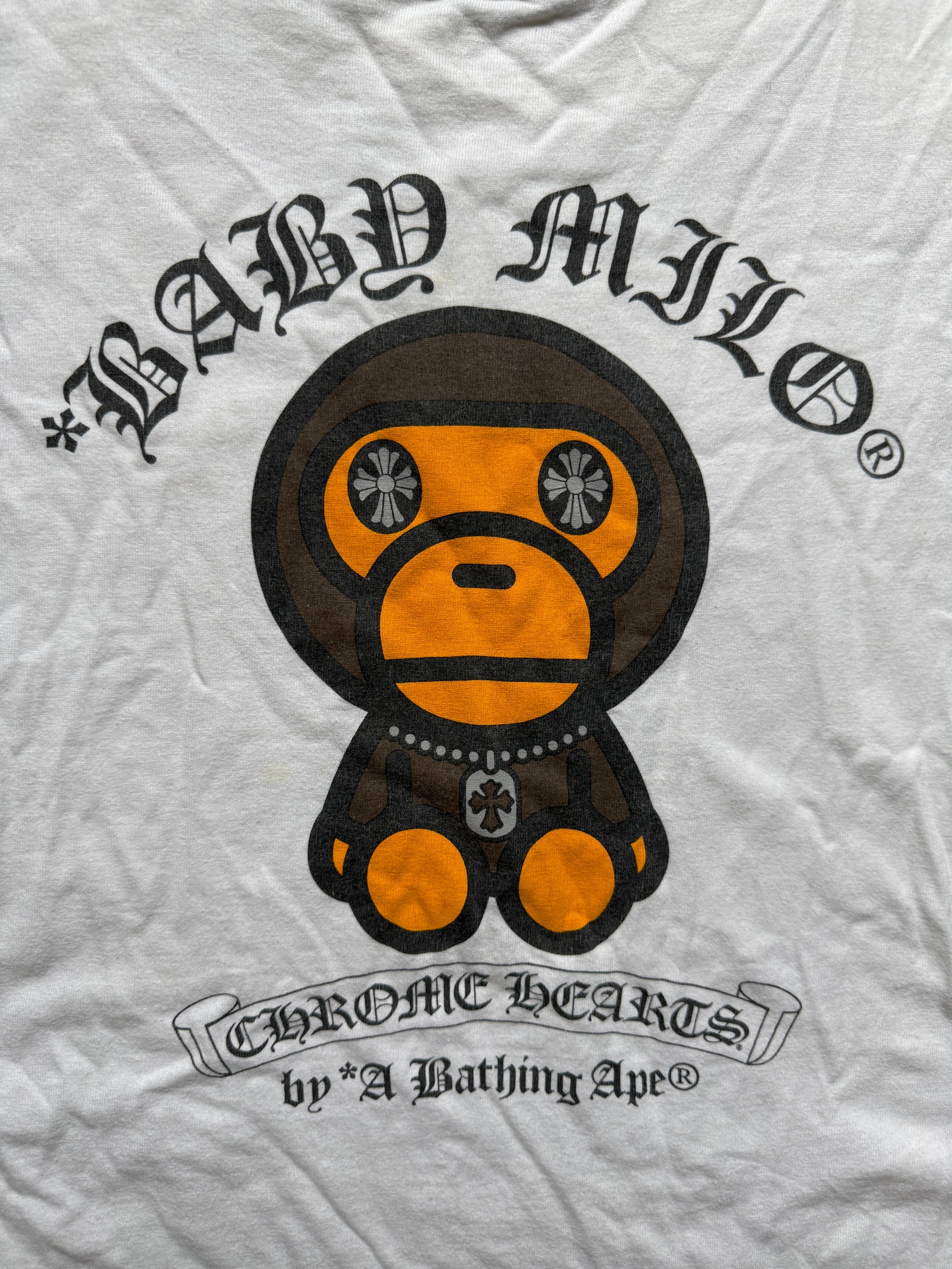 Bape x Chrome Hearts 2009 Baby Milo Tee